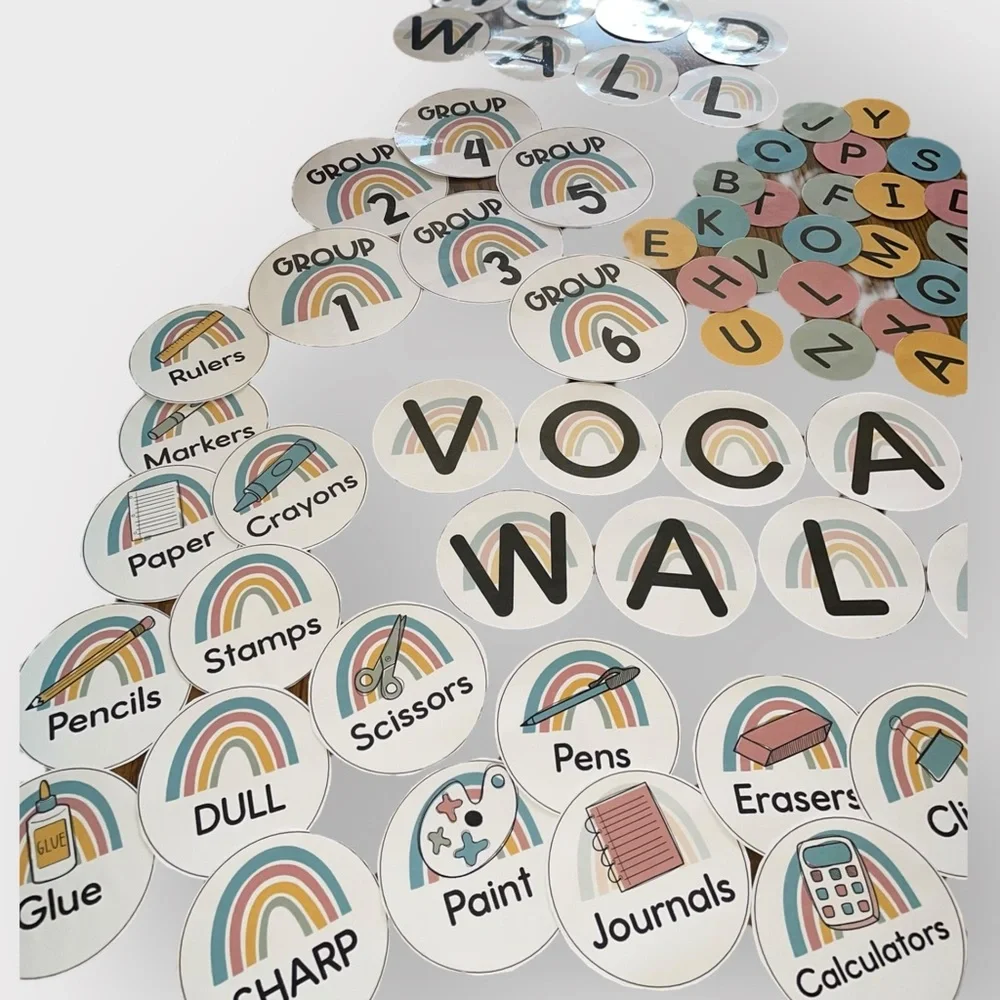 Boho Rainbow Classroom Decor